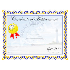 ACHIEVEMENT CERTIFICATE