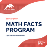 Digital Math Facts Program - Bulk License Packs