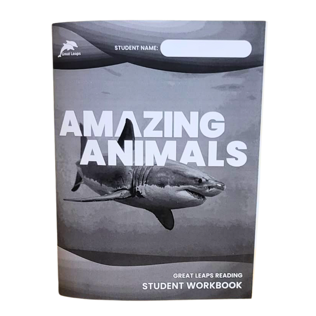 GREAT LEAPS FLUENCY BUILDER SERIES - AMAZING ANIMALS STUDENT WORKBOOK (Volume 1)