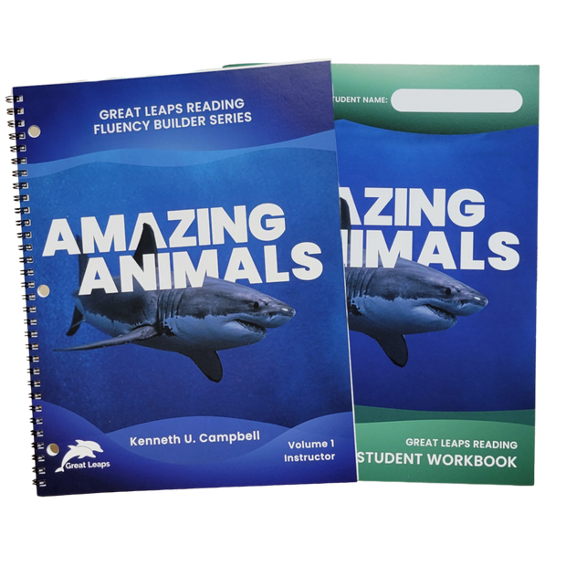 GREAT LEAPS FLUENCY BUILDER SERIES - AMAZING ANIMALS PACKAGE (Volume 1)
