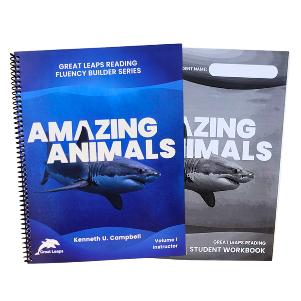 GREAT LEAPS FLUENCY BUILDER SERIES - AMAZING ANIMALS PACKAGE (Volume 1)