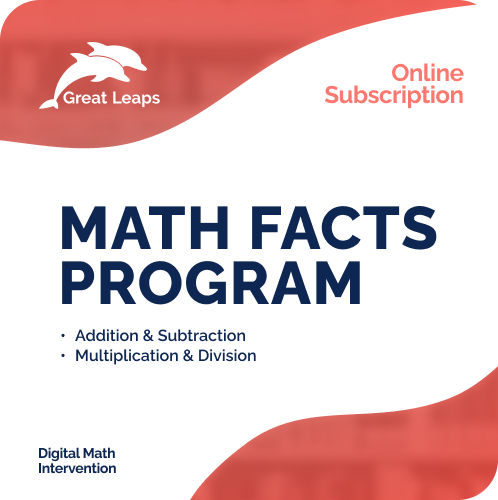 Digital Math Facts Program - Individual License