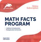 Digital Math Facts Program - Individual License
