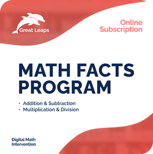 Digital Math Facts Program - Individual License