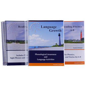 READING FLUENCY 6-8 PACKAGE WITH LANGUAGE GROWTH FOR GRADES 3-8
